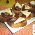 TOSTA DE MERMELADA DE HIGOS CON QUESO Y ANCHOA