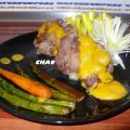 Rabo de ternera con salsa de zanahorias.