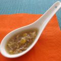 Sopa china de maiz y pollo