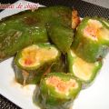 PIMIENTO RELLENO DE TORTILLA CON CHORIZO