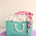 TARTA BOLSA DE REGALO CON ZAPATILLA DE BALLET