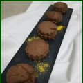 MANTECADOS DE CHOCOLATE Y NARANJA