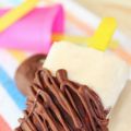 Banana Peanut Butter Chocolate Popsicles