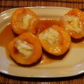 Melocotones al Oporto con Mascarpone (Thermomix)