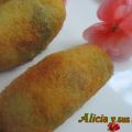 CROQUETAS DE ESPINACAS, TRES QUESOS Y PASAS
