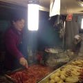 Kim mari, 김 말이. Comida callejera coreana.