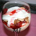 Mousse de limon y fresas