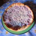 TARTA FRÍA DE CHOCOLATE BLANCO Y FRAMBUESA