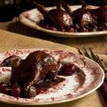 CODORNICES GUISADAS CON CEREZAS