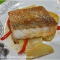 BACALAO AL HORNO CON PIMIENTOS