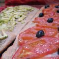 COCAS SALADAS DE TOMATE Y CALABACÍN