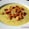 CREMA CALIENTE DE PUERRO Y PATATA CON[...]