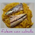 fideos con caballas