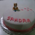 Tarta de cumpleaños para Sandra