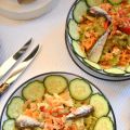 Ensalada de Farfalle con Berenjena, Pimiento y[...]