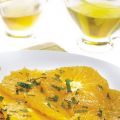 Naranjas con aceite de oliva
