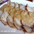 LOMO EN SALSA DE CEBOLLA