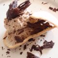 Mousse de chocolate blanco y café