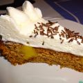 Poke Cake de natillas y cacao