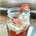 Smothie de fresas con yogur y muesli