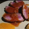 Pato asado a la Naranja