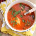 SOPA DE TOMATE CON FIDEOS