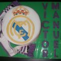 Tarta Real Madrid con bufanda