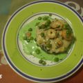 MERLUZA CON SALSA DE GUISANTES