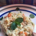 ARROZ CON TIRAS DE BACALAO Y VERDURITAS