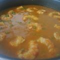 GUISANTES CON LANGOSTINOS