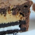 Brownies de Oreo y Mantequilla de Cacahuete