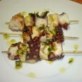 BROCHETA DE PULPO Y VIEIRAS