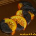 NARANJAS CONFITADAS CON CHOCOLATE