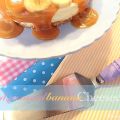 Cheesecake wiith salted caramel and bananas