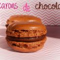 Macarons de chocolate