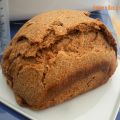 Pan de centeno integral. Panificadora