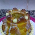 Tarta de calabaza y chocolate blanco