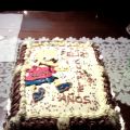 TARTA DE CUMPLEAÑOS CON Bart Simpson