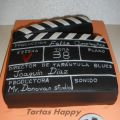 TARTA CLAQUETA DE CINE