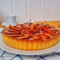 TARTA DE MELOCOTÓN Y VINO