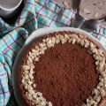 Tarta de natillas de chocolate