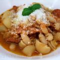 GUISO DE ALUBIAS CON PASTA