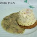 HUEVOS EN MOLDE CON SALSA DE CHAMPIÑONES