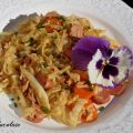 Wok de verduras con salchichas y arroz basmati[...]