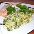 Revuelto de grelos con cigalas y almejas