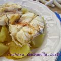 Merluza a la gallega con thermomix