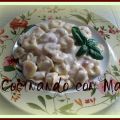 Tortellinis con Crema y Jamón.