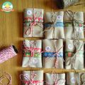 Calendario de adviento con turrón casero