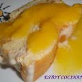 TARTA HELADA DE MELOCOTÓN