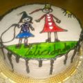 TARTA ARCOIRIS CON DIBUJO PERSONALIZADO[...]